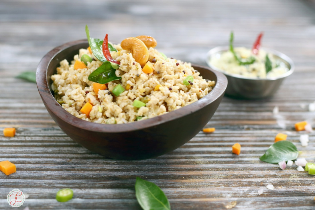 Foodstyling-Snacks oats recipes indian , thick porridge also called uppittu uppumavu