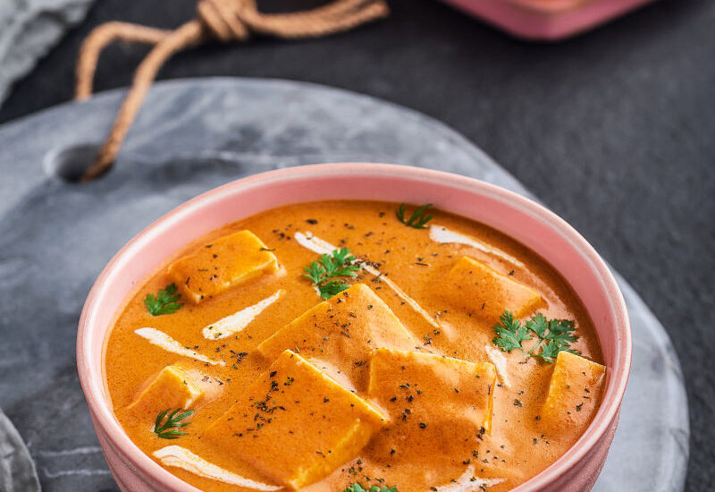 Creamy cottage chesse curry, Butter paneer masala, Food stylist printfood photography
