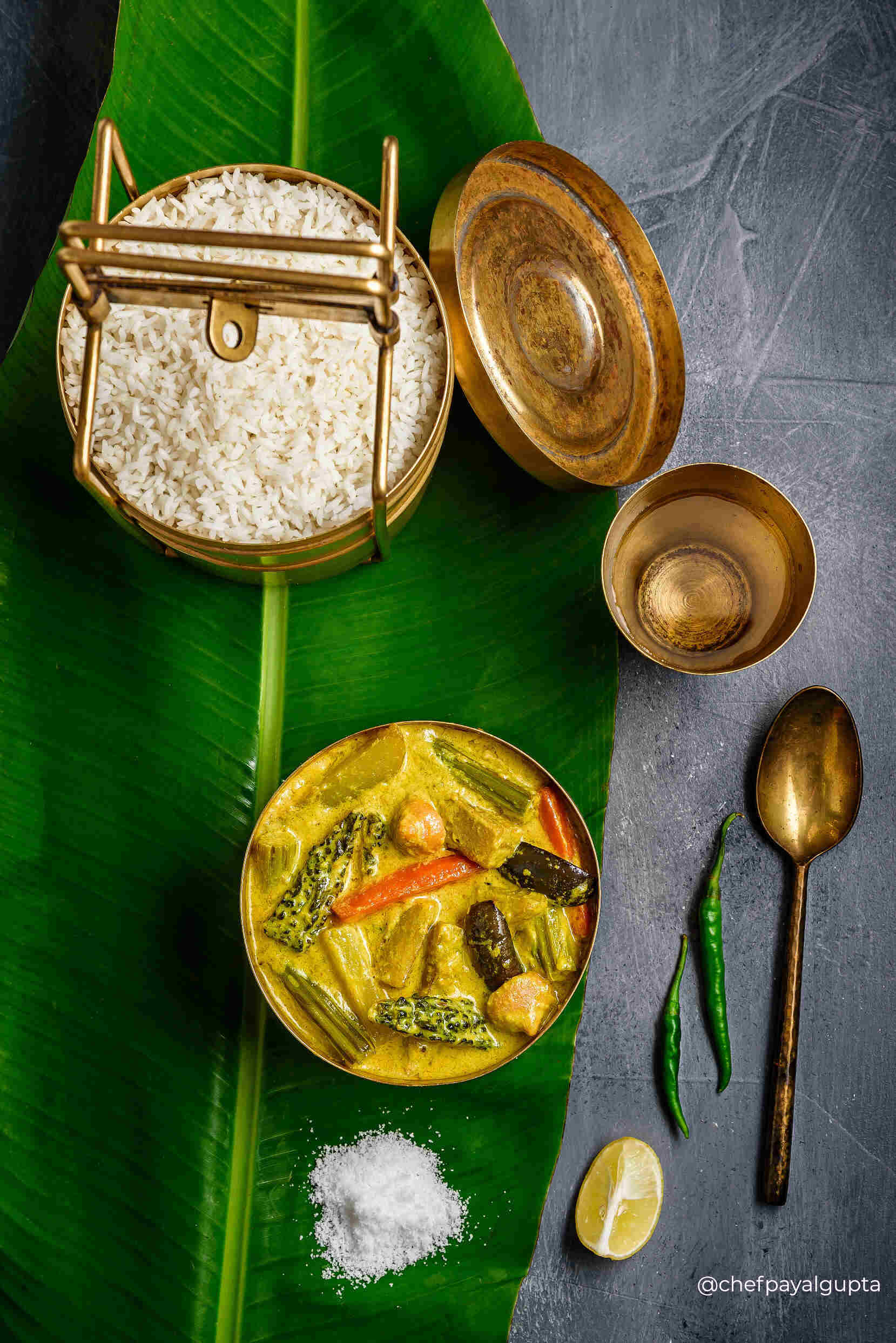 Shukto is a delightful vegetable dish in Bengali cuisine usually served with rice in the West Bengal. It is also a culinary experience for whoever eats it and a culinary achievement for whoever cooks it.